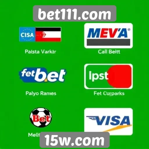 Métodos de pagamento disponíveis na bet111.com